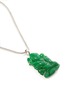 Figure View - Click To Enlarge - SAMUEL KUNG - 'Kwun Yin' jade 18k white gold pendant necklace