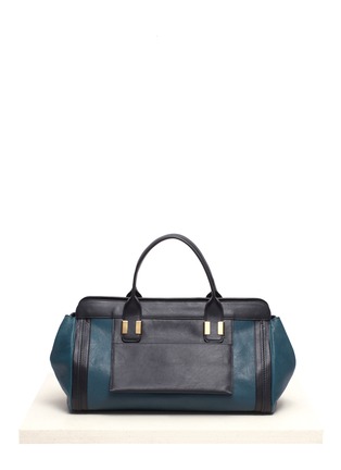 Back View - Click To Enlarge - CHLOÉ - Alice medium two-tone leather bag