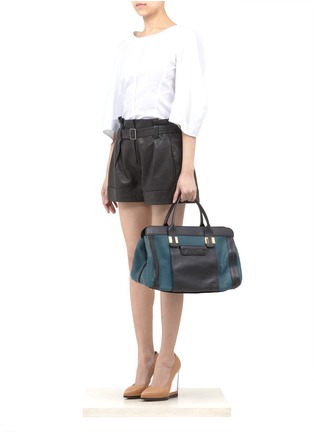 Figure View - Click To Enlarge - CHLOÉ - Alice medium two-tone leather bag
