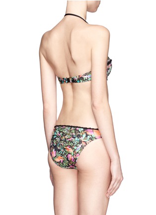 Back View - Click To Enlarge - JETS - Iridescent balconette bikini top
