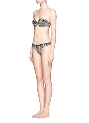 Figure View - Click To Enlarge - JETS - Iridescent balconette bikini top