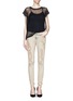 Figure View - Click To Enlarge - IRO - Nash distressed skinny jeans