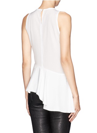 Back View - Click To Enlarge - MO&CO. EDITION 10 - Asymmetric peplum top