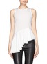 Main View - Click To Enlarge - MO&CO. EDITION 10 - Asymmetric peplum top