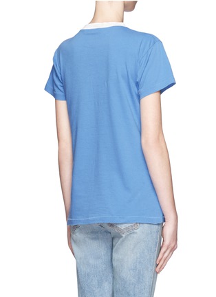 Back View - Click To Enlarge - SEE BY CHLOÉ - Stardust logo print T-shirt