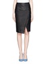 Main View - Click To Enlarge - MO&CO. EDITION 10 - Leather wrap pencil skirt