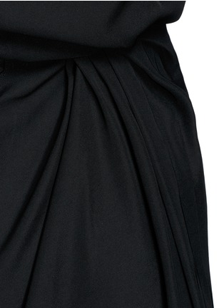Detail View - Click To Enlarge - MO&CO. EDITION 10 - Back drape strapless dress