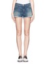 Main View - Click To Enlarge - CURRENT/ELLIOTT - 'The Boyfriend' pinstriped shorts