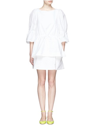 Main View - Click To Enlarge - SEE BY CHLOÉ - Bateau neck layered dress