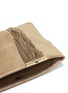 Detail View - Click To Enlarge - JIMMY CHOO - Chandra chain metallic suede clutch