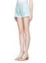 Front View - Click To Enlarge - MO&CO. EDITION 10 - Sateen shorts