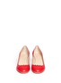 Figure View - Click To Enlarge - CHLOÉ - Scalloped edge leather pumps