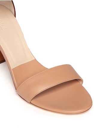 Detail View - Click To Enlarge - CHLOÉ - Ankle strap chunky-heel sandals