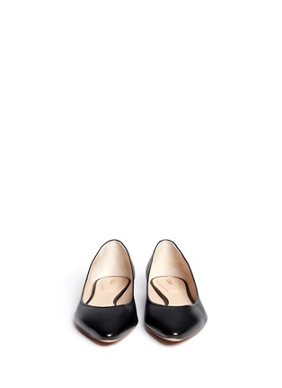 Figure View - Click To Enlarge - CHLOÉ - Point-toe leather flats