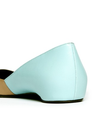 Detail View - Click To Enlarge - PIERRE HARDY - Colour block leather flats