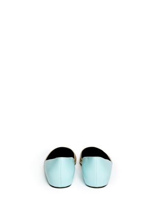 Back View - Click To Enlarge - PIERRE HARDY - Colour block leather flats