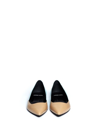 Figure View - Click To Enlarge - PIERRE HARDY - Colour block leather flats