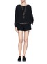 Figure View - Click To Enlarge - SEE BY CHLOÉ - Shoulder flap layer top 
