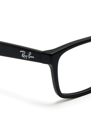 Detail View - Click To Enlarge - RAY-BAN - Frosted plastic optical glasses