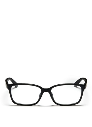 Main View - Click To Enlarge - RAY-BAN - Frosted plastic optical glasses