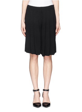 Main View - Click To Enlarge - SEE BY CHLOÉ - Pleat wide leg skort