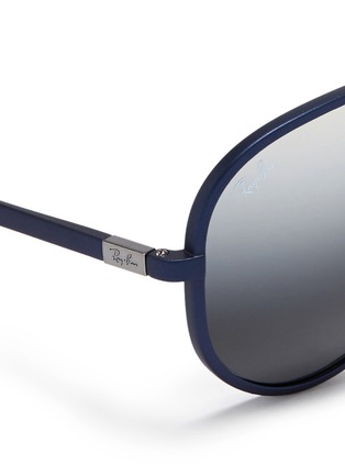 Detail View - Click To Enlarge - RAY-BAN - Acetate coat wire aviator sunglasses