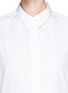 Detail View - Click To Enlarge - ACNE STUDIOS - 'Lyric Rib' contrast cuff cotton poplin shirt