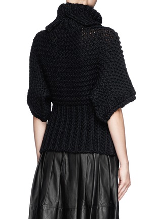 Back View - Click To Enlarge - ACNE STUDIOS - 'Ginette' chunky knit turtleneck sweater