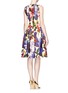 Back View - Click To Enlarge - MS MIN - Floral print dress
