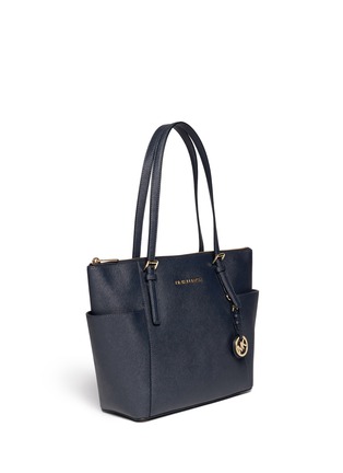 Detail View - Click To Enlarge - MICHAEL KORS - Jet set medium saffiano leather travel tote