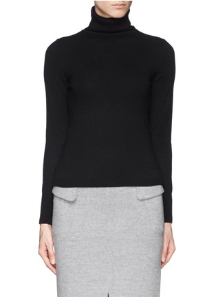 Main View - Click To Enlarge - MS MIN - Wool-cashmere turtleneck sweater