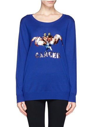 Main View - Click To Enlarge - MARKUS LUPFER - 'Cancer' sequin sweater