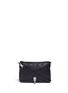 Main View - Click To Enlarge - ELIZABETH AND JAMES - 'Cynnie' micro tassel leather crossbody bag