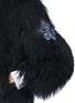 Detail View - Click To Enlarge - MSGM - Tibetan lamb fur sequin appliqué coat