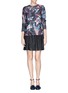 Figure View - Click To Enlarge - MSGM - Marble dye print sequin paillette top