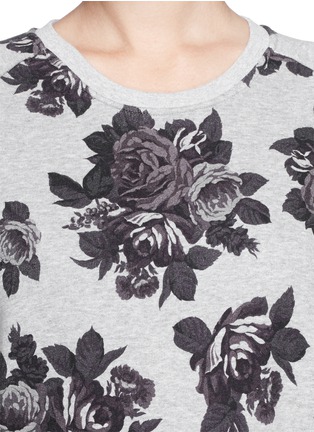 Detail View - Click To Enlarge - MSGM - Rose print sweatshirt