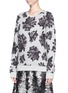 Front View - Click To Enlarge - MSGM - Rose print sweatshirt
