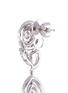 Detail View - Click To Enlarge - LAZARE KAPLAN - Diamond 18k white gold drop earrings