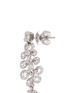Detail View - Click To Enlarge - LAZARE KAPLAN - Diamond 18k white gold double loop drop earrings