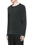 Front View - Click To Enlarge - LANVIN - Snake jacquard crew neck sweater