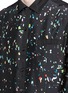 Detail View - Click To Enlarge - LANVIN - Starlight print front silk bowling shirt