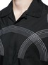 Detail View - Click To Enlarge - LANVIN - Curve embroidery cotton-silk shirt