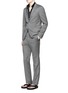 Figure View - Click To Enlarge - LANVIN - Woven stripe wool-cashmere blazer