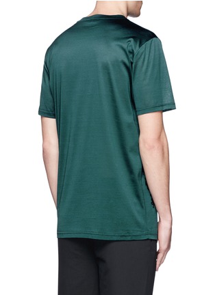 Back View - Click To Enlarge - LANVIN - Snake print cotton T-shirt