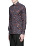 Front View - Click To Enlarge - LANVIN - Leopard print poplin shirt