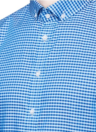 Detail View - Click To Enlarge - TURNBULL & ASSER - 'Informalist' gingham check cotton shirt