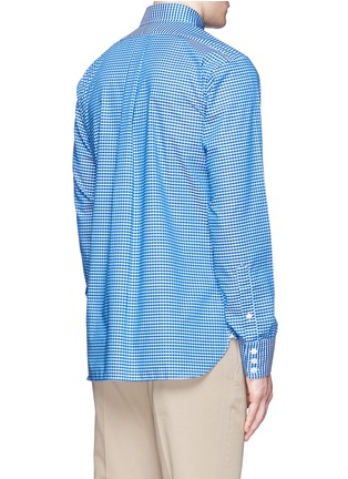 Back View - Click To Enlarge - TURNBULL & ASSER - 'Informalist' gingham check cotton shirt