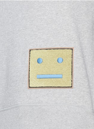 Detail View - Click To Enlarge - ACNE STUDIOS - 'College L Face' cotton French terry sweatshirt