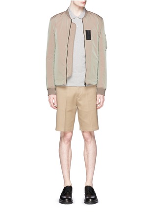 Figure View - Click To Enlarge - ACNE STUDIOS - Kolby MLT Face' appliqué patch polo shirt