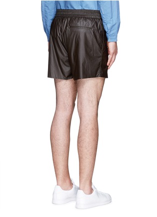 Back View - Click To Enlarge - ACNE STUDIOS - 'Phillip' coated fabric shorts